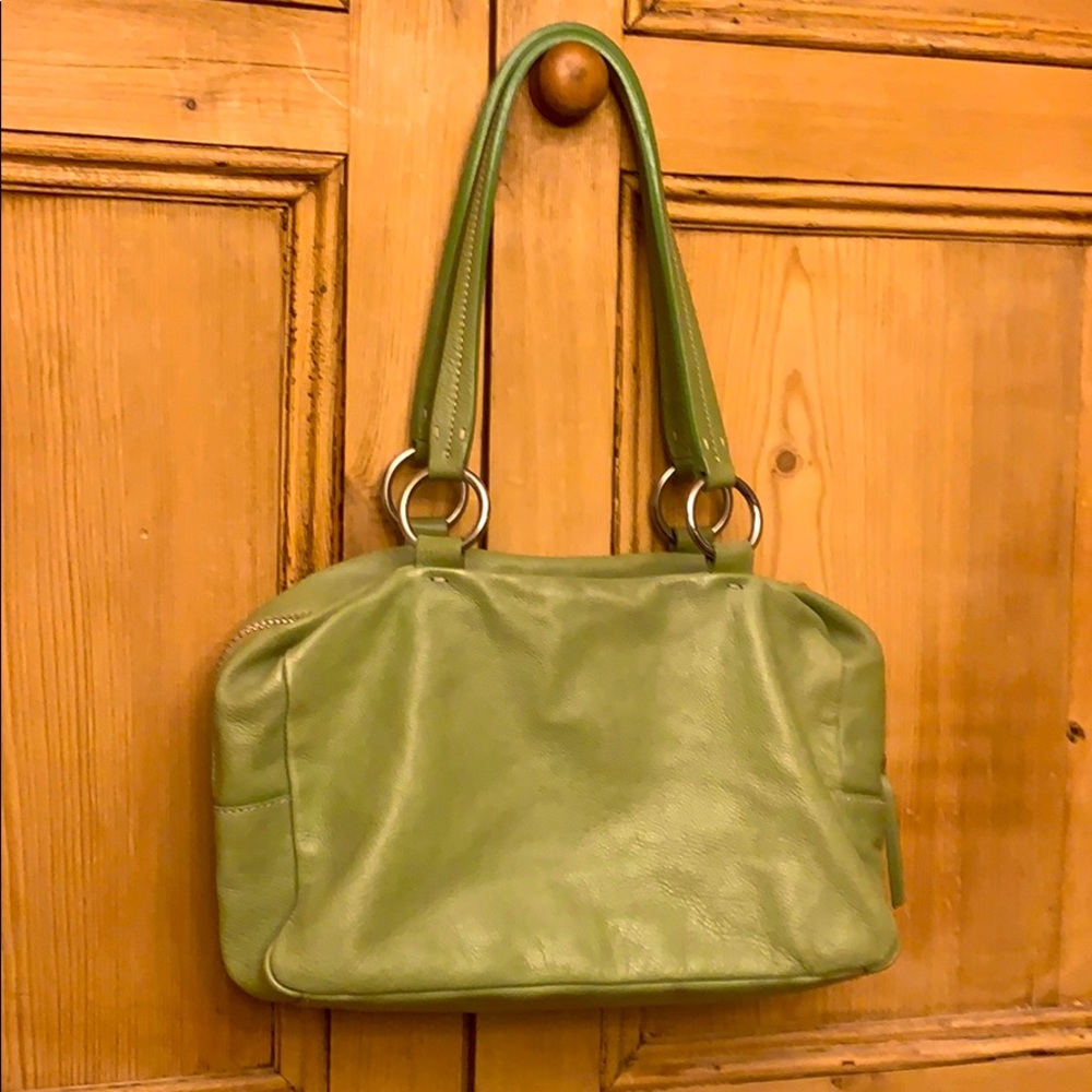 MIU MIU green leather handbag